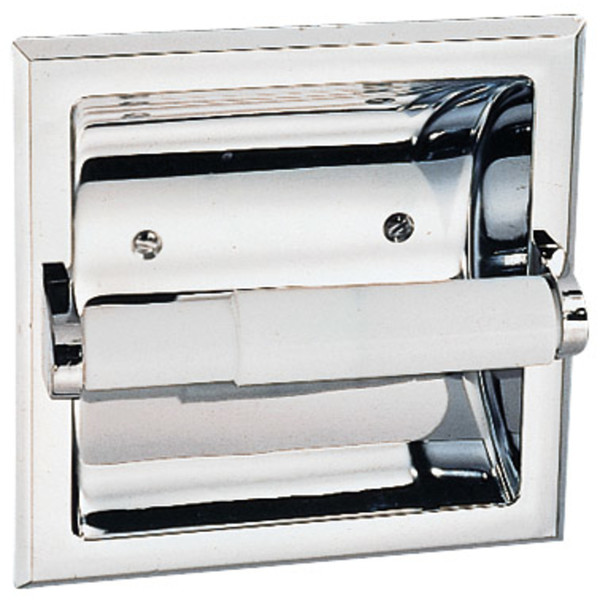 Design House Millbridge Recessed Toilet Paper Holder, Polished Chrome 533125
